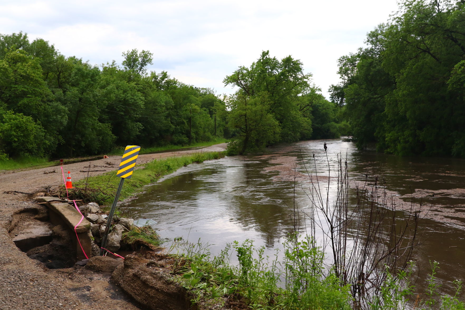 Winnebago River on Poplar Avenue